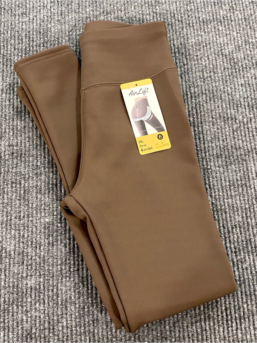 Otos AirLift Brown Leggings Women’s Size M Fleece-Lined Interior